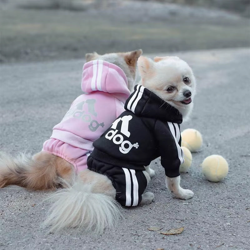 Adidog Dog Hoodie Jumpsuit