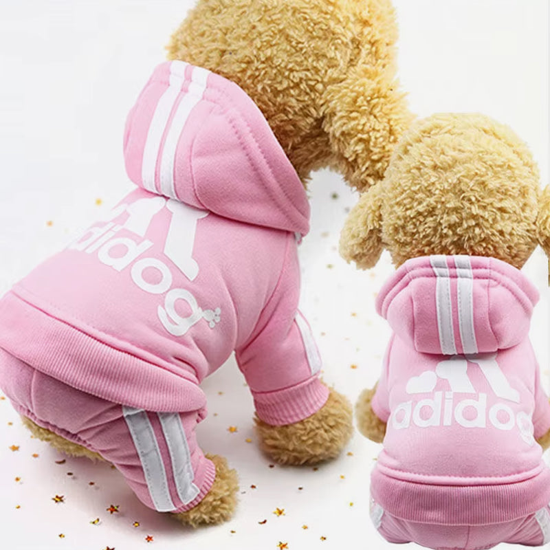 Adidog Dog Hoodie Jumpsuit