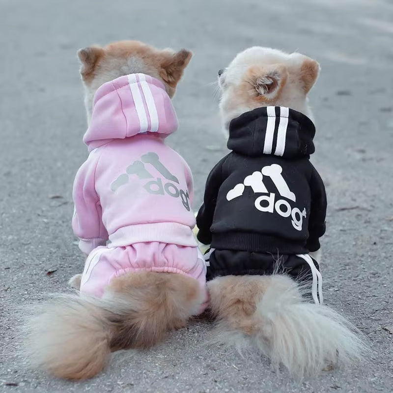 Adidog Dog Hoodie Jumpsuit