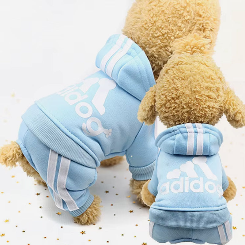 Adidog Dog Hoodie Jumpsuit