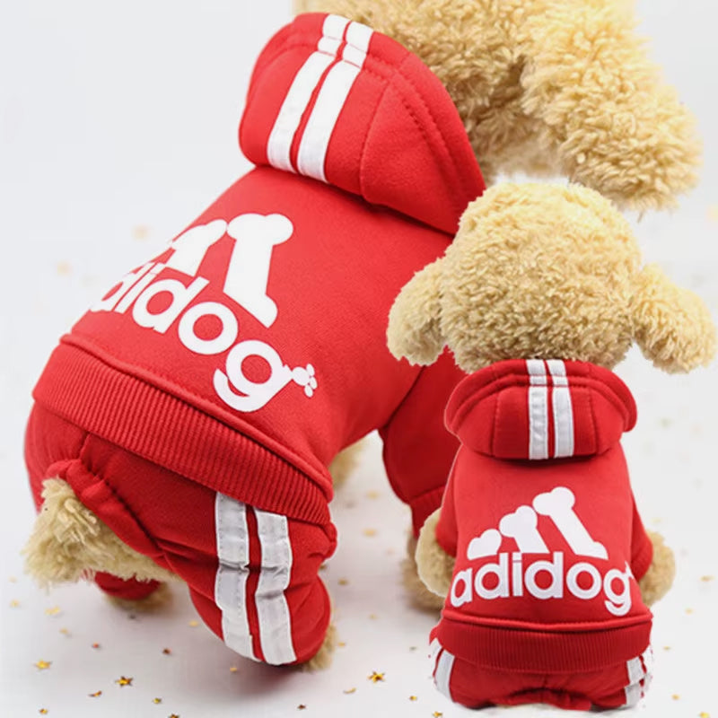 Adidog Dog Hoodie Jumpsuit