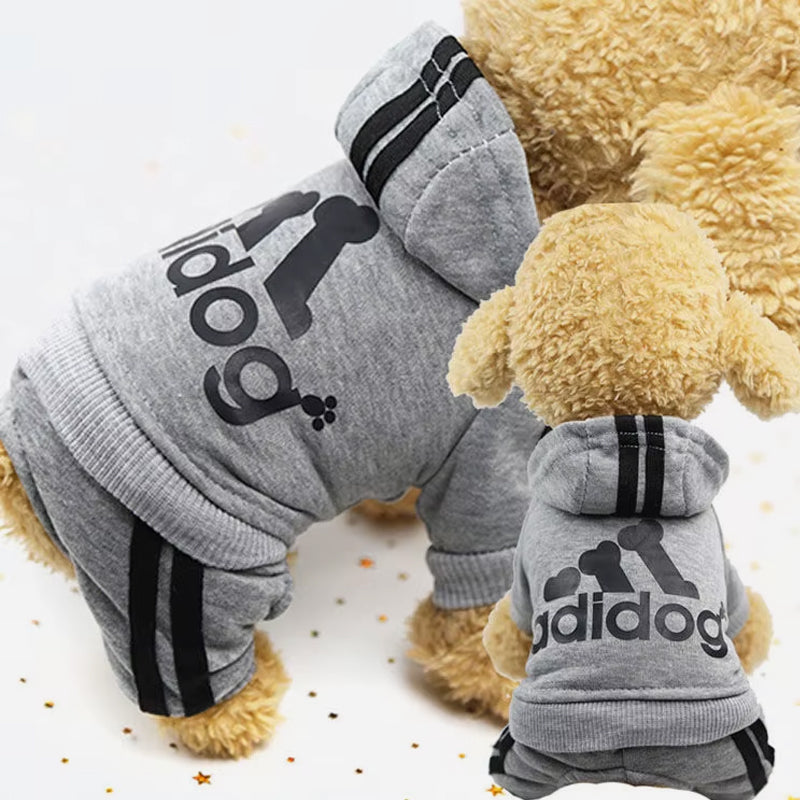 Adidog Dog Hoodie Jumpsuit