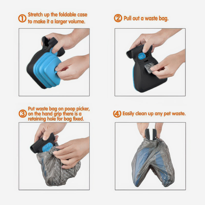 Foldable Dog Poop Scooper Set